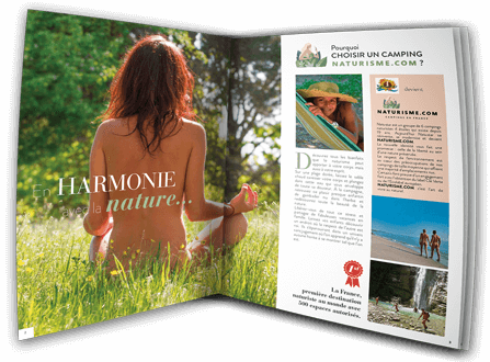 Ask now for the brochure of the Naturisme.com campsites
